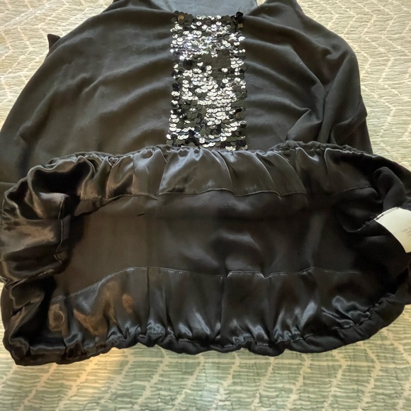 J. Crew Black Sequin Sleeveless Tank Top - Picture 5 of 6